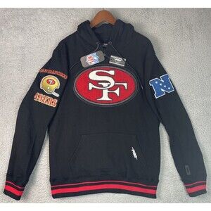 Pro Standard Heavyweight Hoodie San Francisco 49ers Mens XL Black Patch NFL NWT